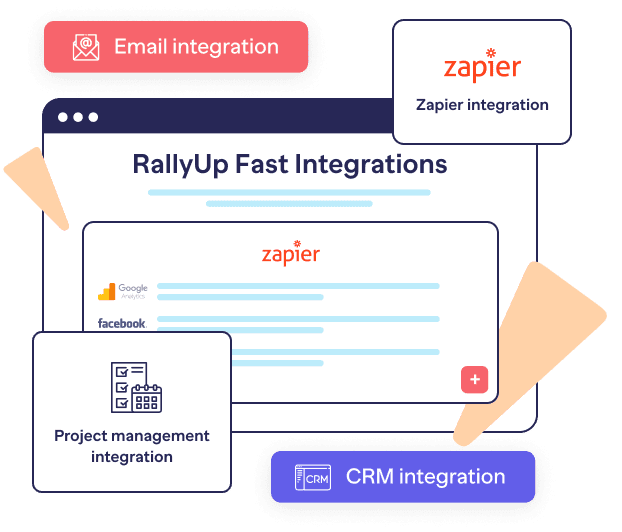 Zapier, CRM, project management, and email integrations