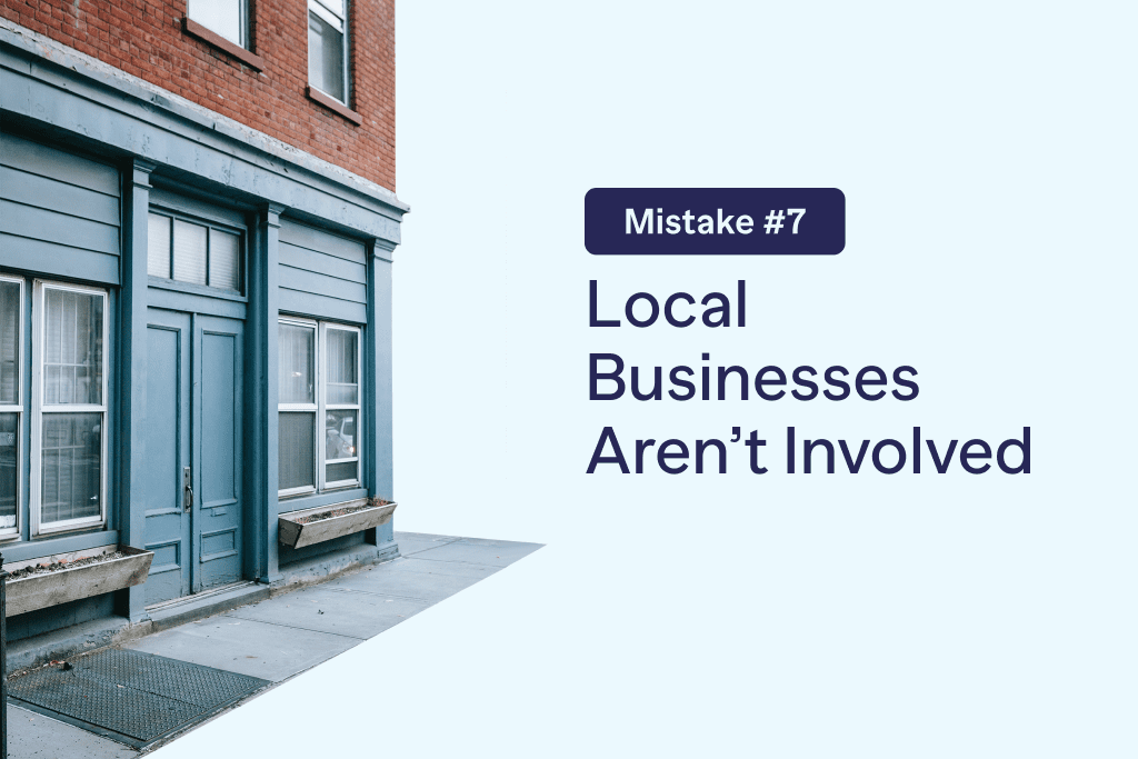 Local Businesses Aren't Involved