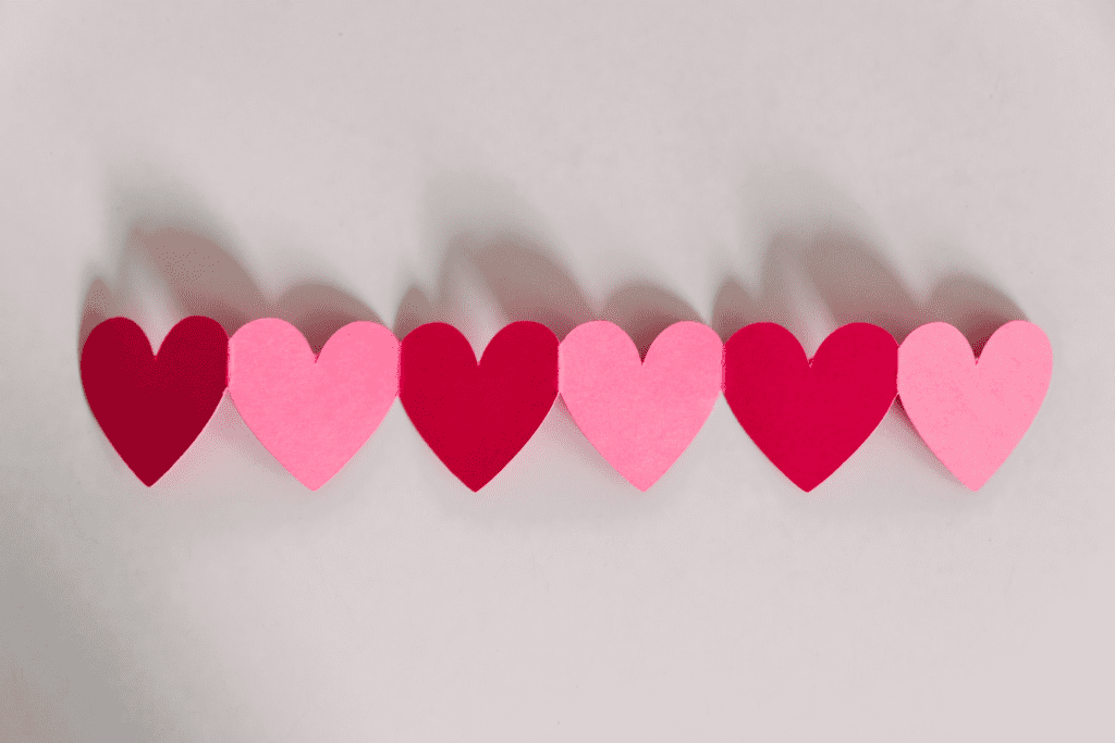 paper heart cutouts 
