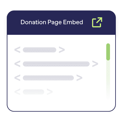 Donation Page Embed