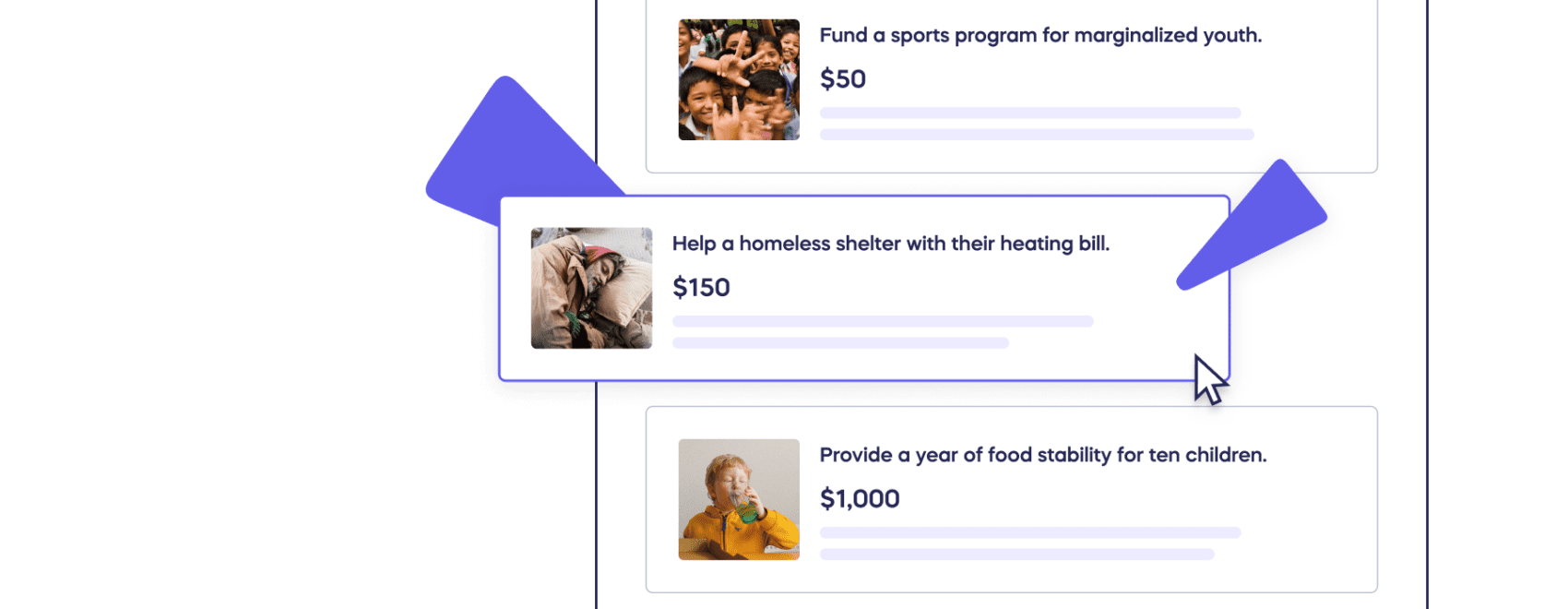 Way Donation Pages