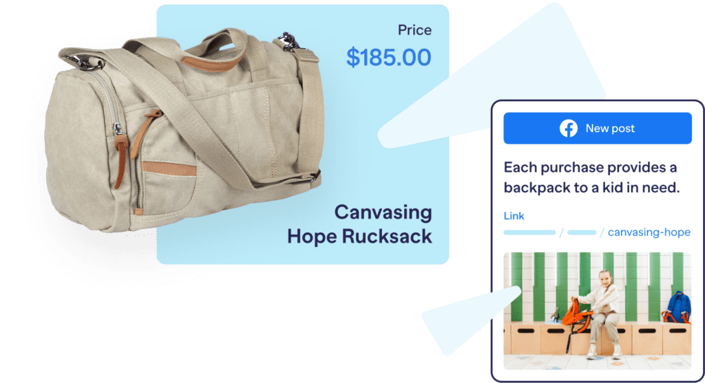Canvassing hope rucksack child support