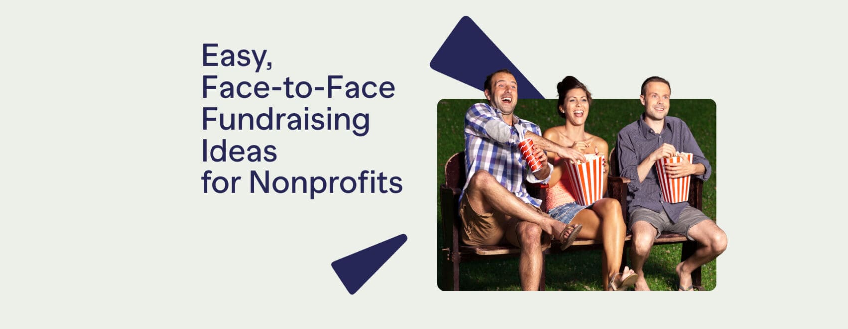 Face to Face Fundraising Ideas for Nonprofits people with snacks