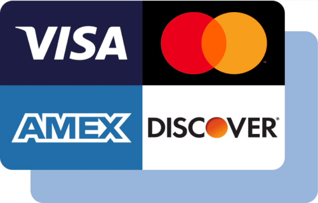 Credit Cards Visa Amex MasterCard Discover graphic