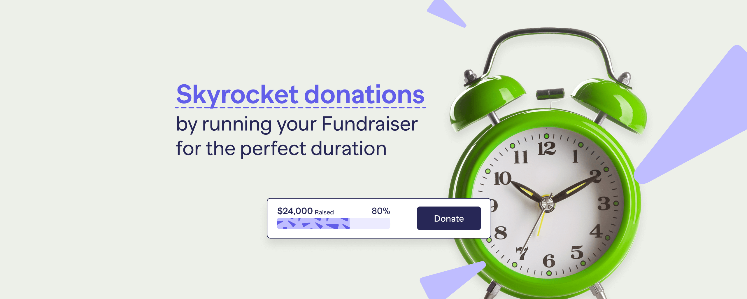 Skyrocket donations by running your Fundraiser for the perfect duration