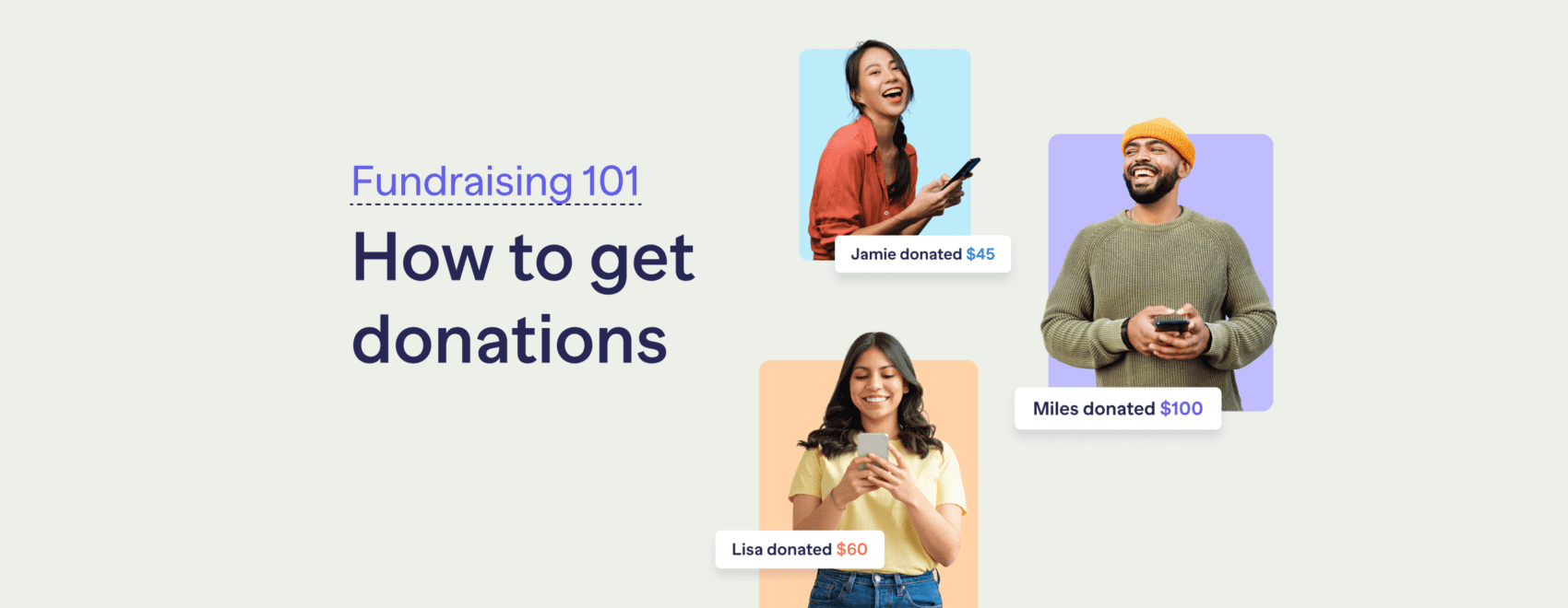 Fundraising 101 How to get donations