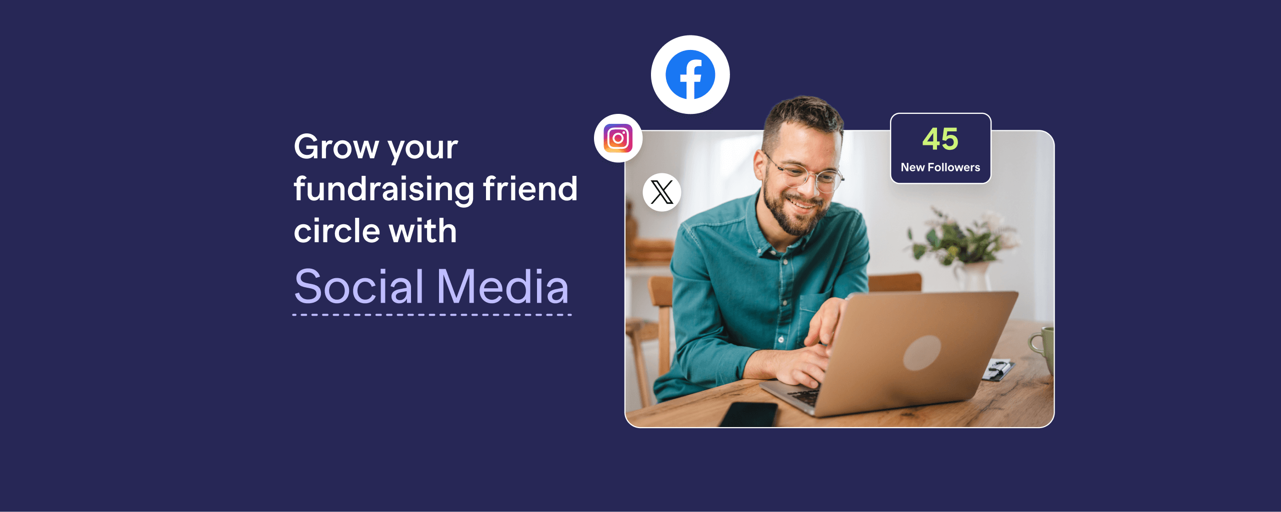 Grow your fundraising friend circle with social media 