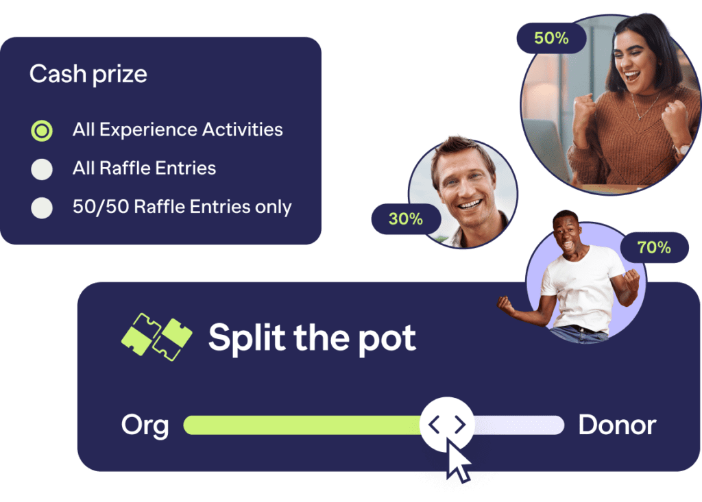 Cash pot flexing split the pot