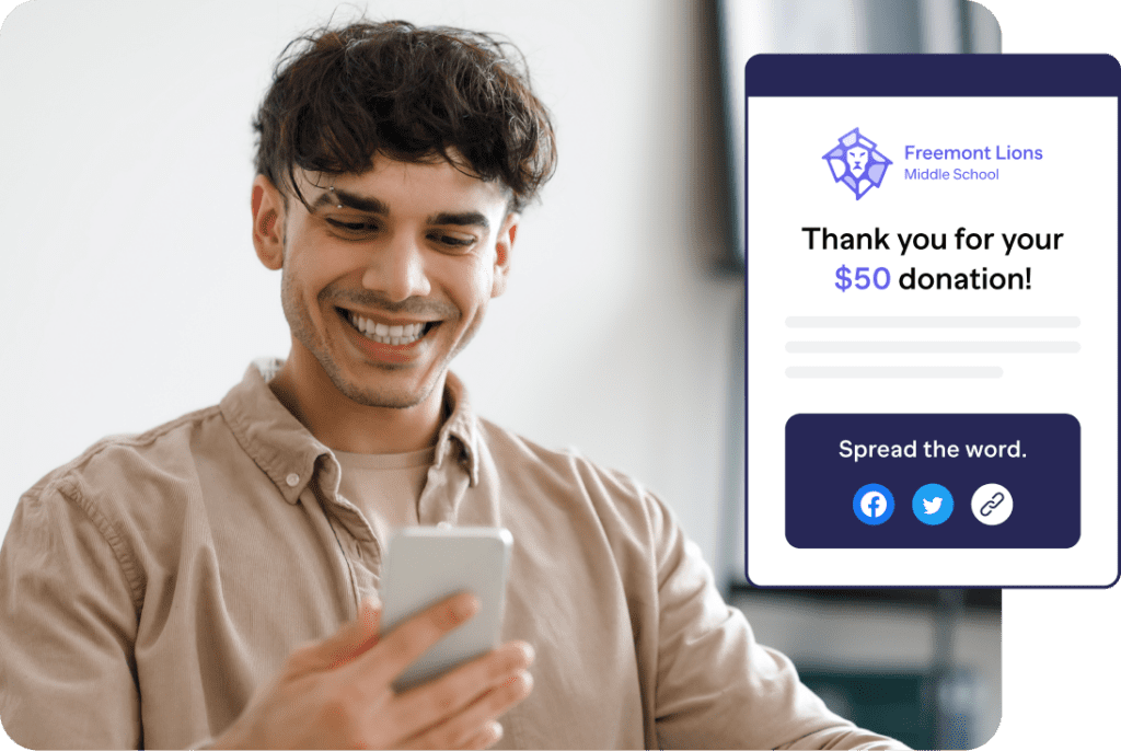 Crowdfunding social sharing