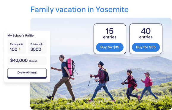 My Schools Raffle family vacation mobile