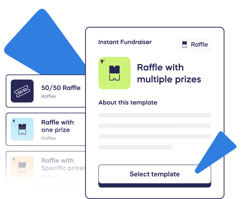 Raffle instant template