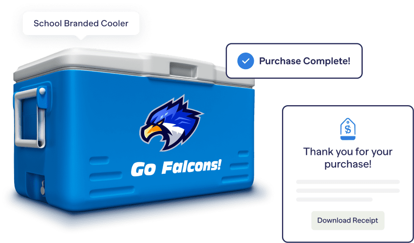 online store purchases and receipts