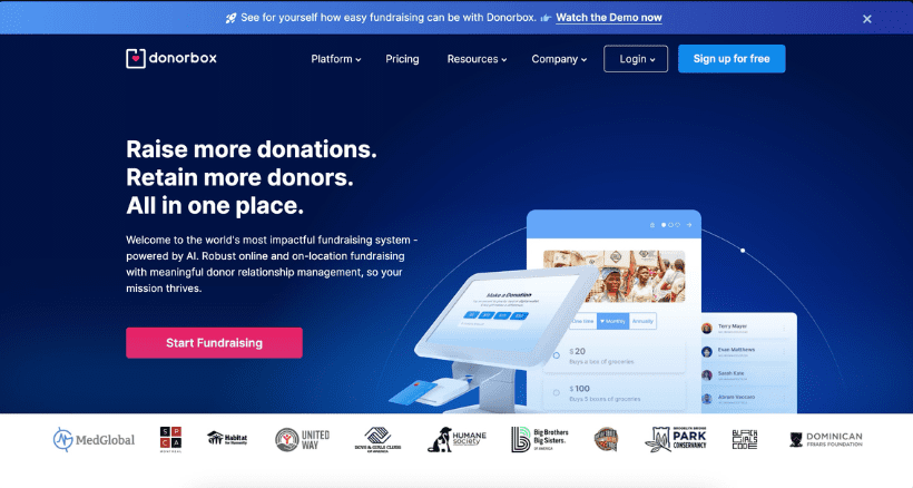 Donorbox fundraising tool