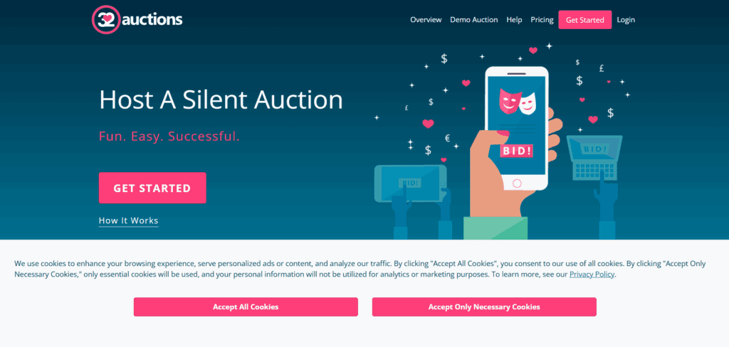 32auctions Online Auction Sites for Nonprofit Fundraising