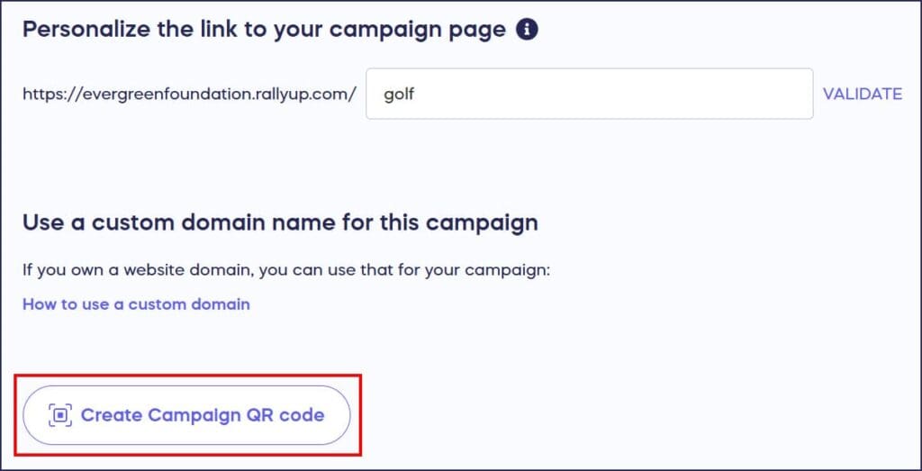 create campaign qr code