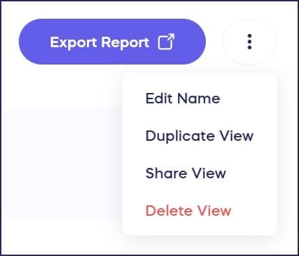 custom report menu
