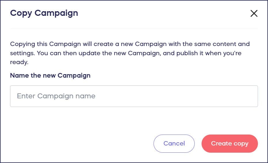 enter new campaign title