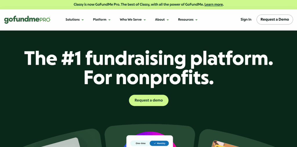 gfundmepro Donorbox alternatives
