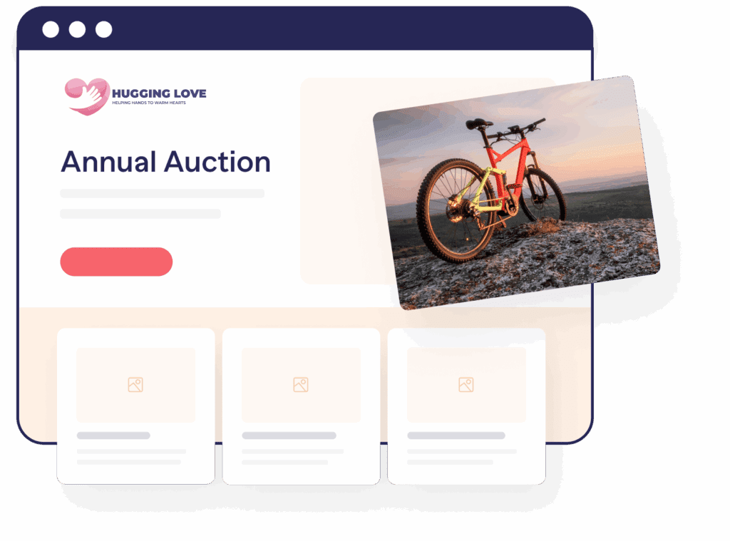 Hugging Love - silent auction