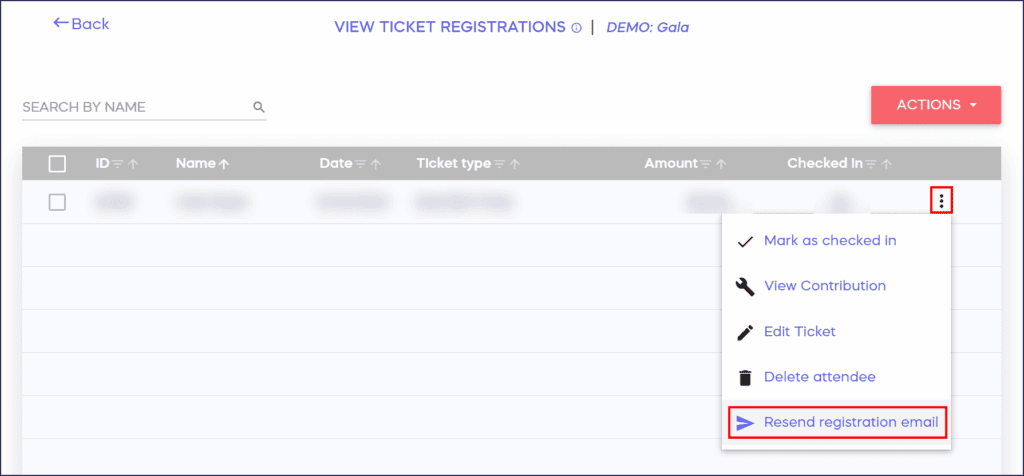 resend registration email