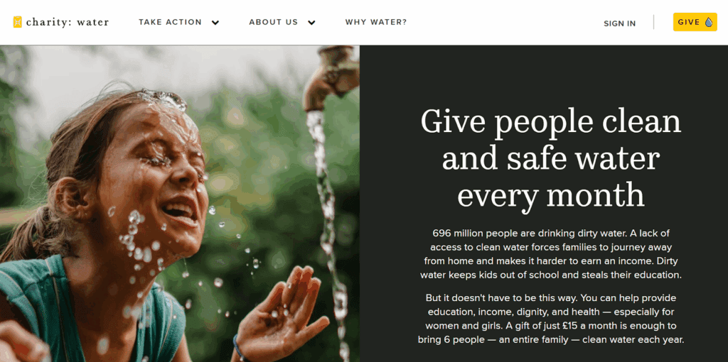How to Set Up Recurring Donations Charity water