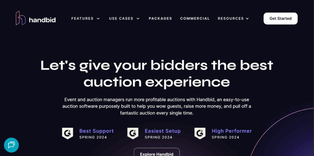 Handbid silent auction software