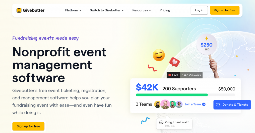 Givebutter fundraising made fun