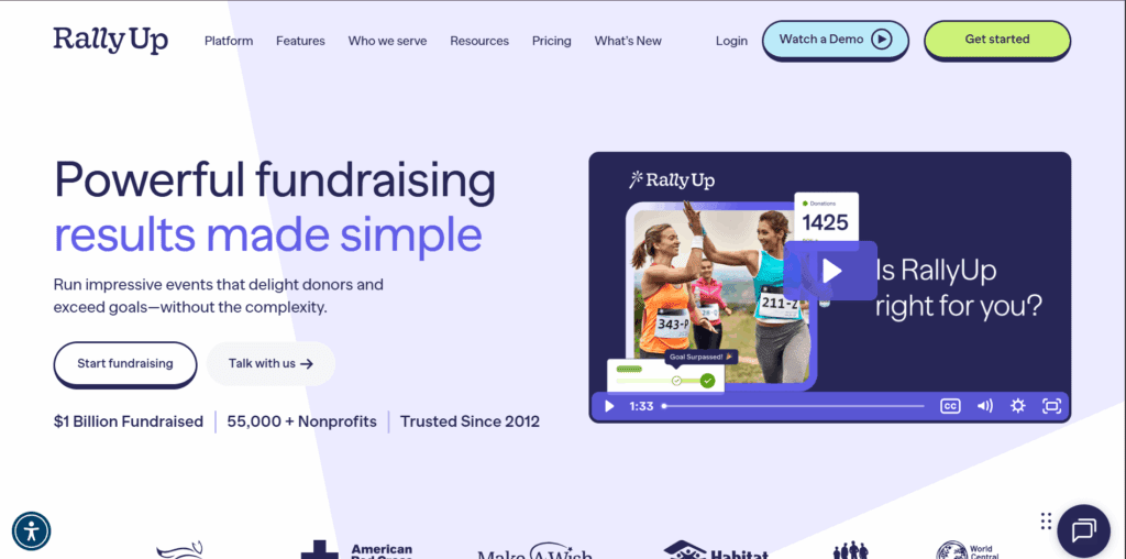  RallyUp - Enterprise-grade fundraising platform