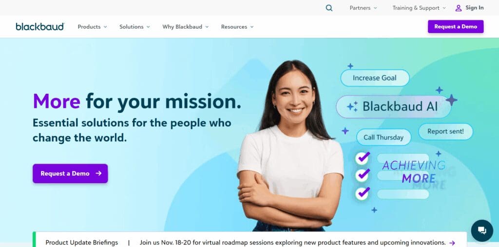 Blackbaud fundraising platform