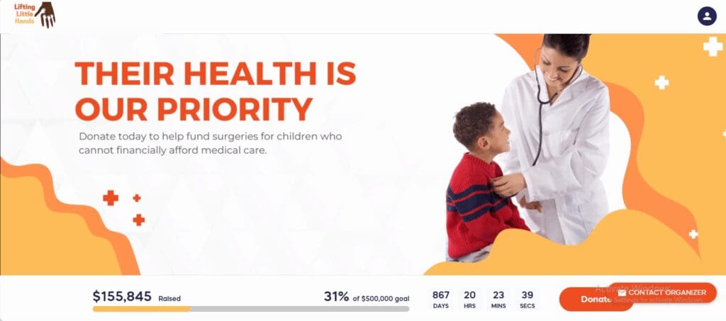 Real-world example of a crowdfunding campaign