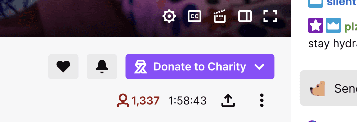 platform’s built-in fundraising tool