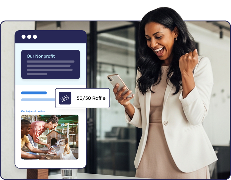 Phone Friendly Raffle Platform