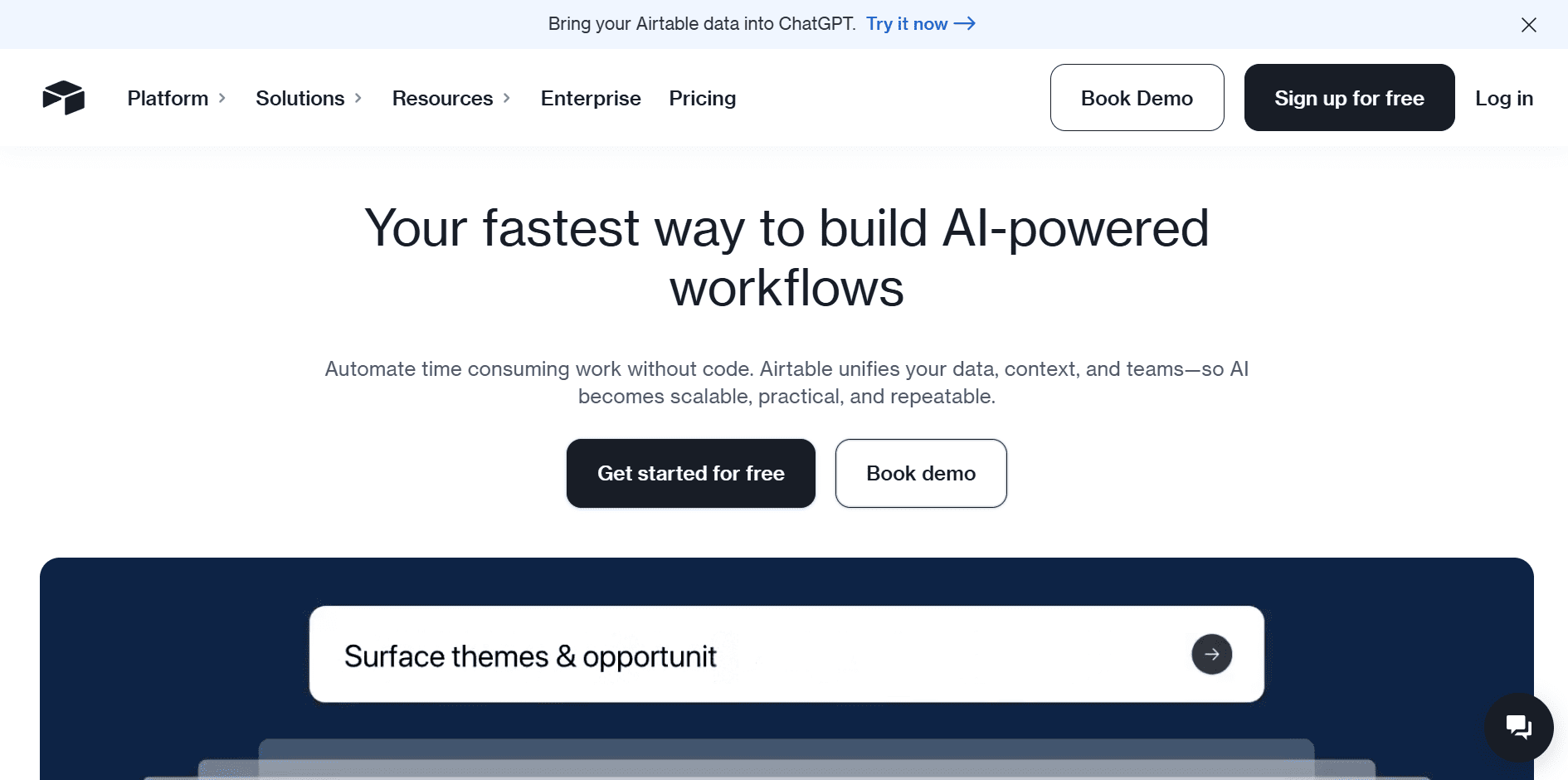 Airtable works as a flexible