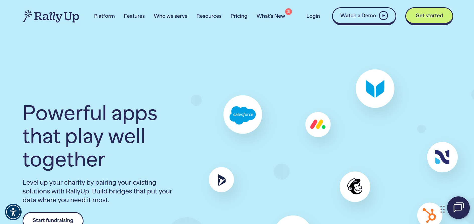 Fundraising works better when your tools talk to each other
