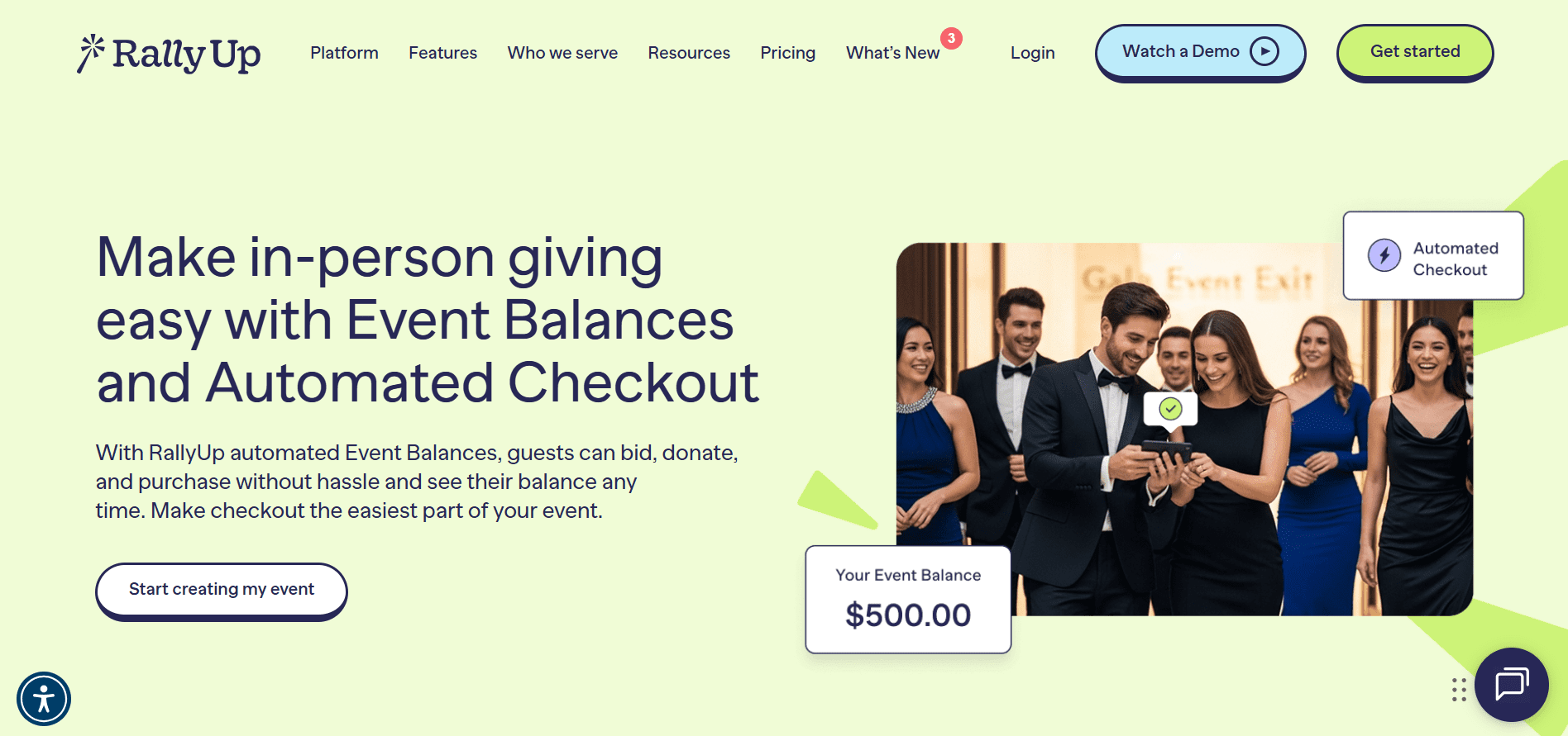RallyUp simplifies in-person and hybrid event