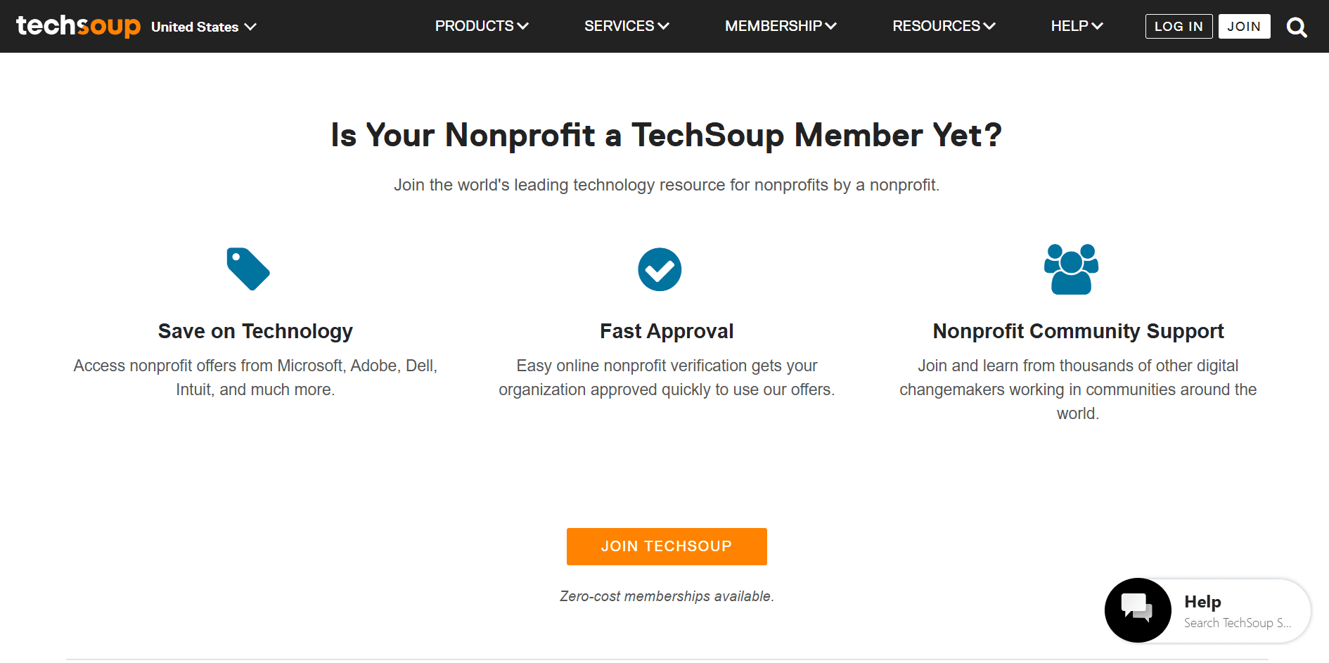 Techsoup offers free access