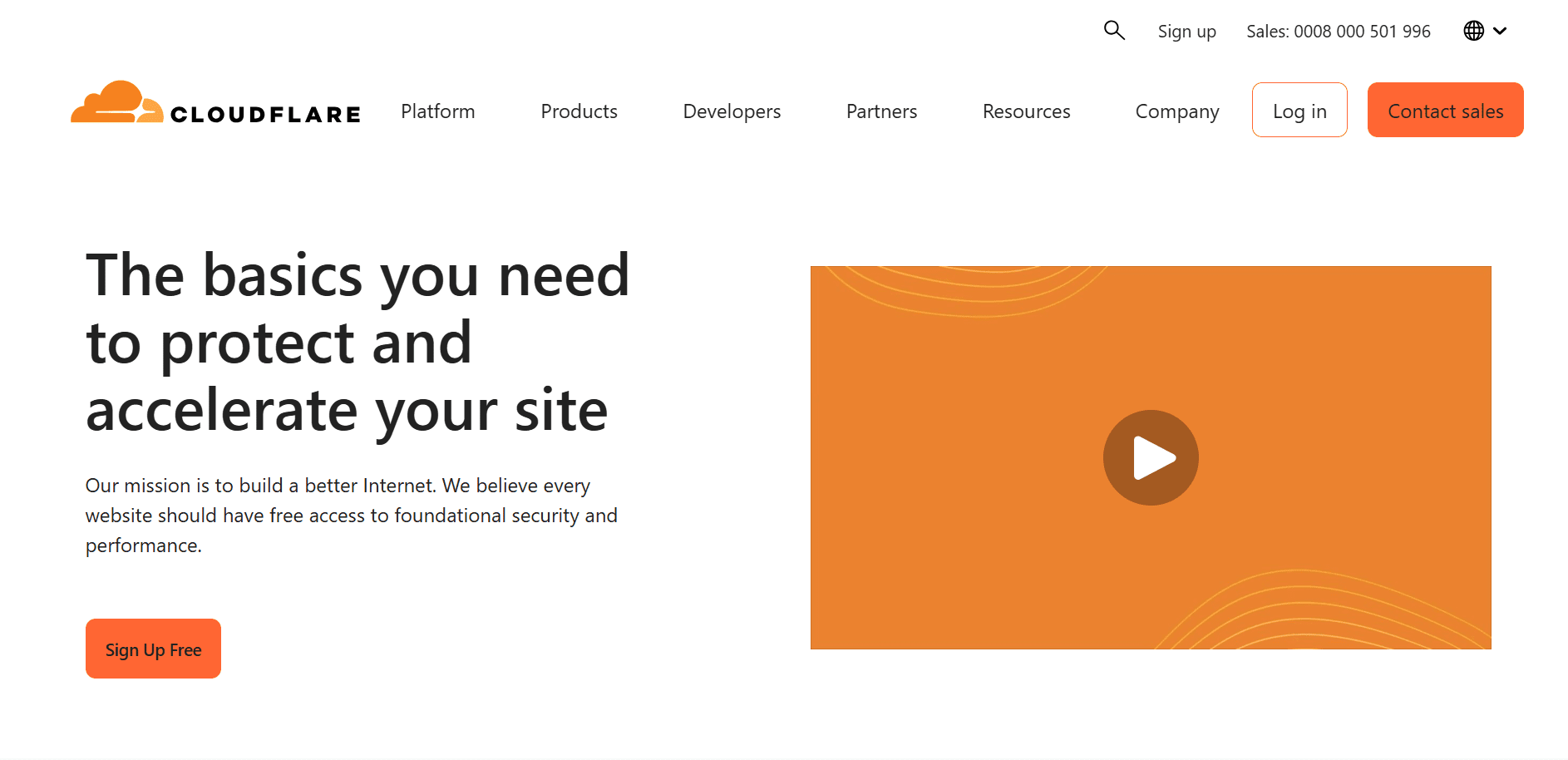 Cloudflare has a genuinely useful free plan