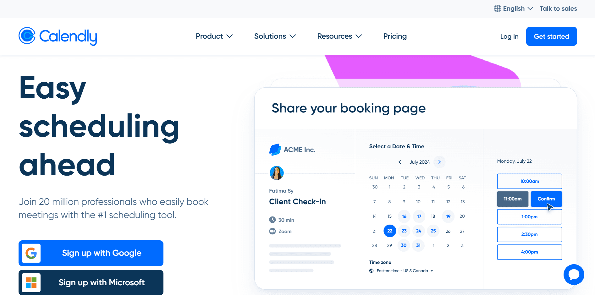 Calendly offers a simple, free scheduling tool 