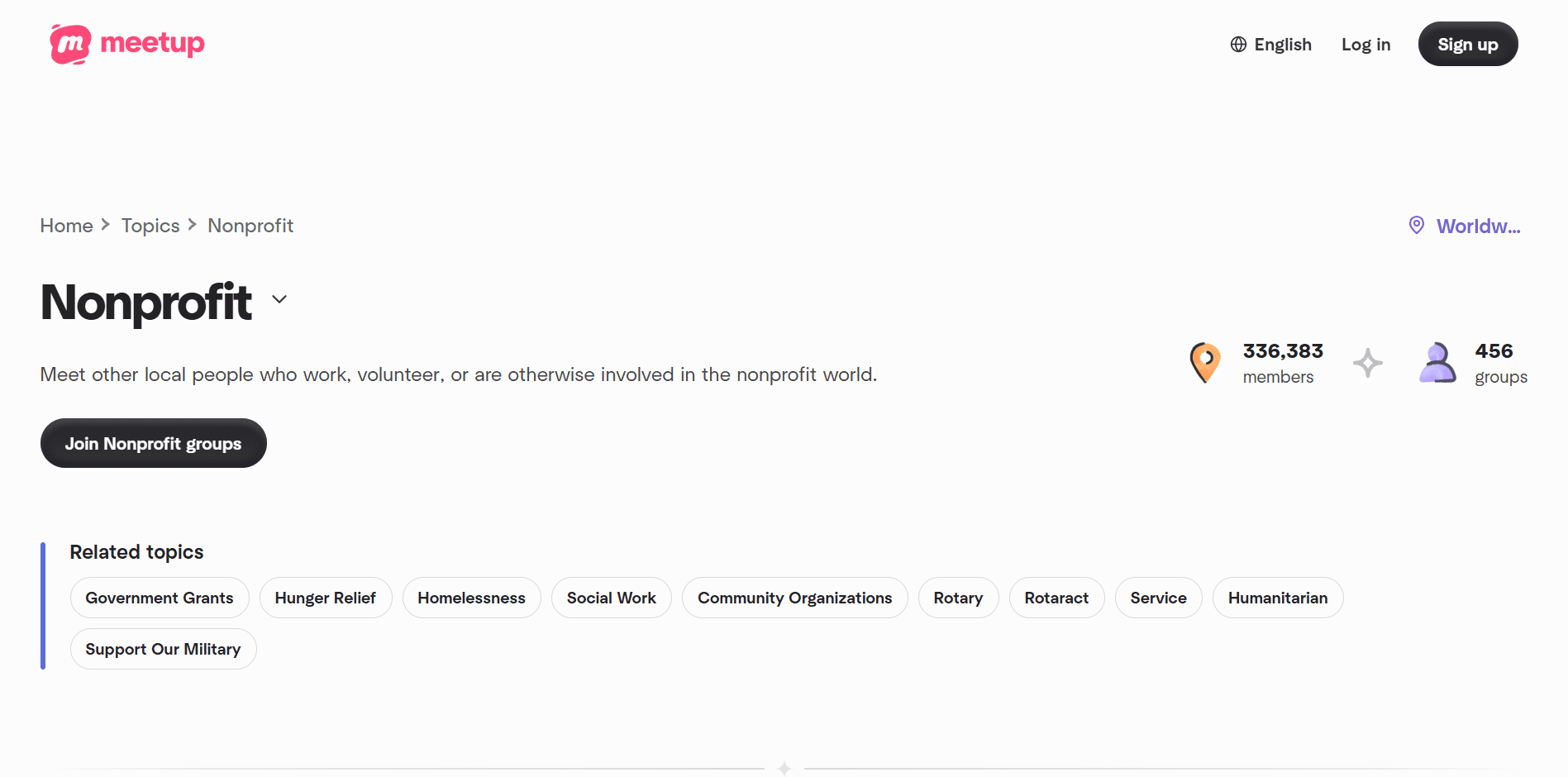 Meetup helps nonprofits