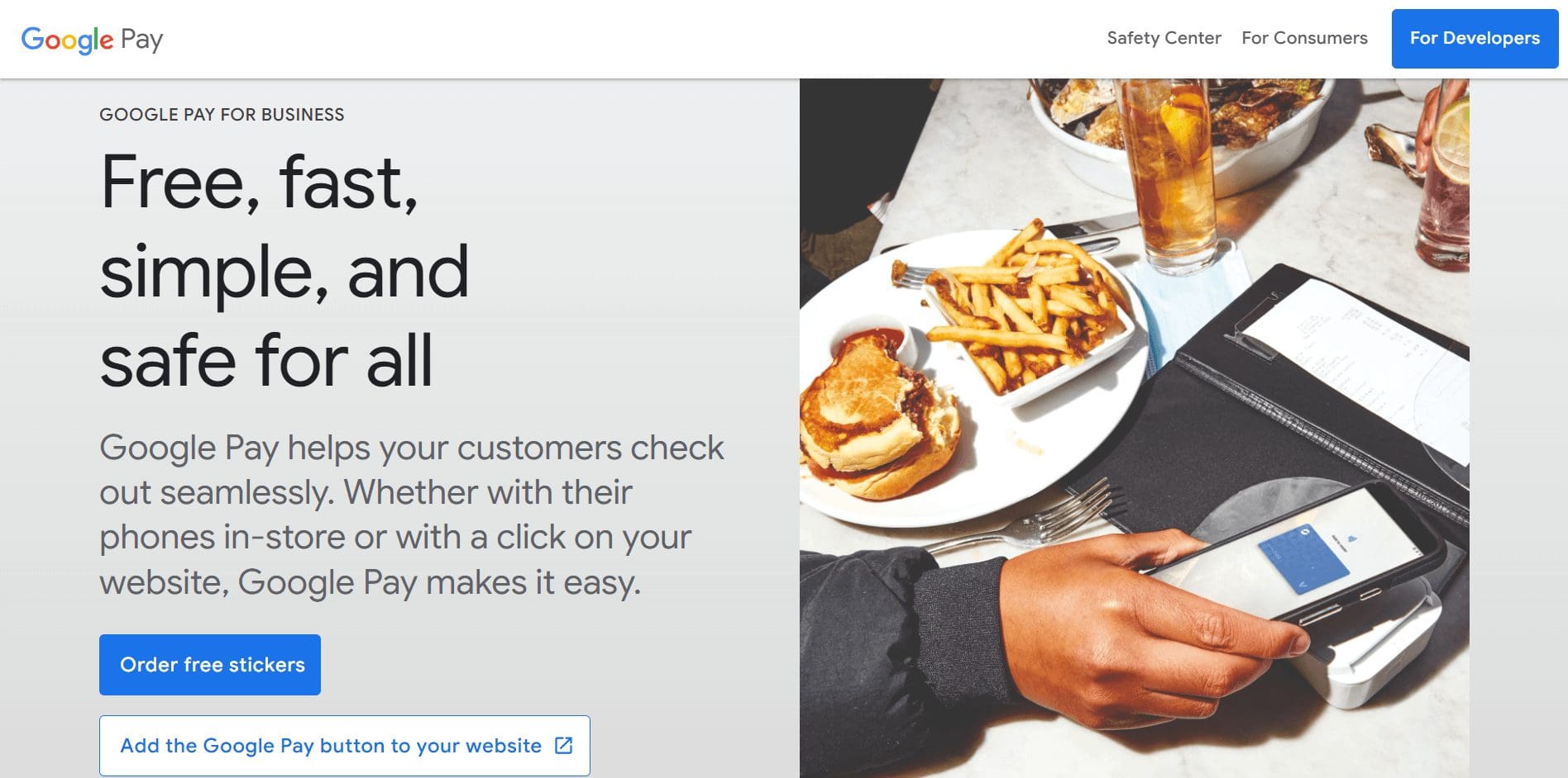 Google Pay for Businesses