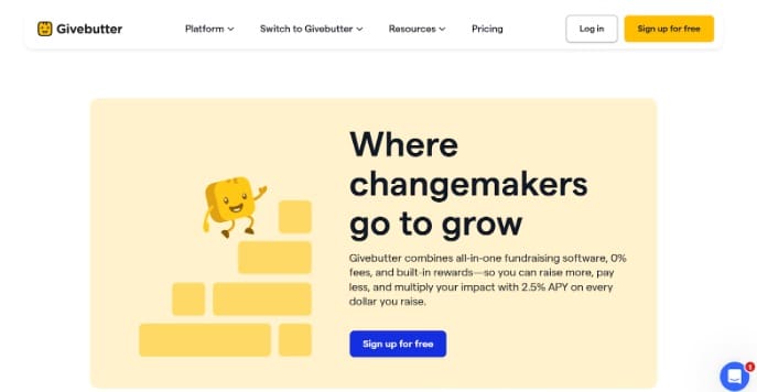 Givebutter is a modern, easy-to-use fundraising platform