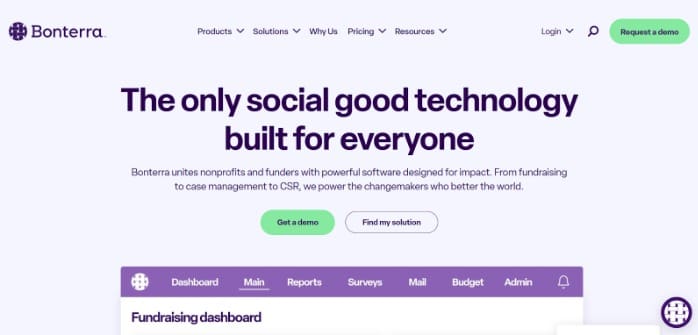 Bonterra is a social good technology platform