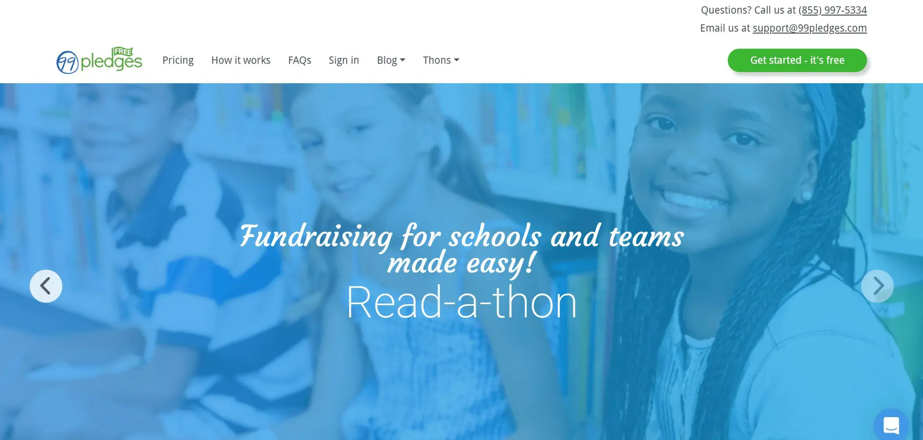 school pledge-based fundraisers
