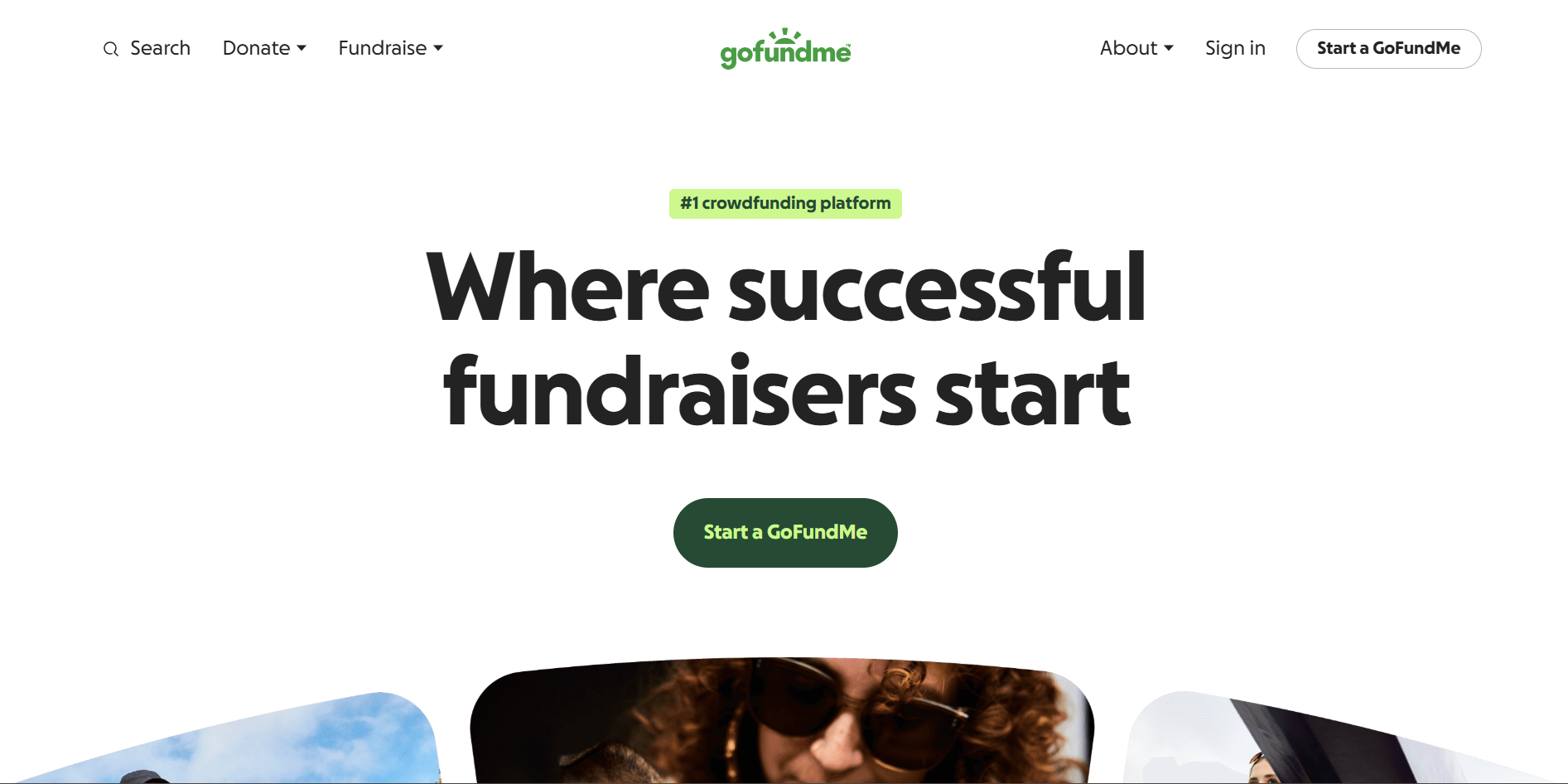 GoFundMe is a public crowdfunding platform