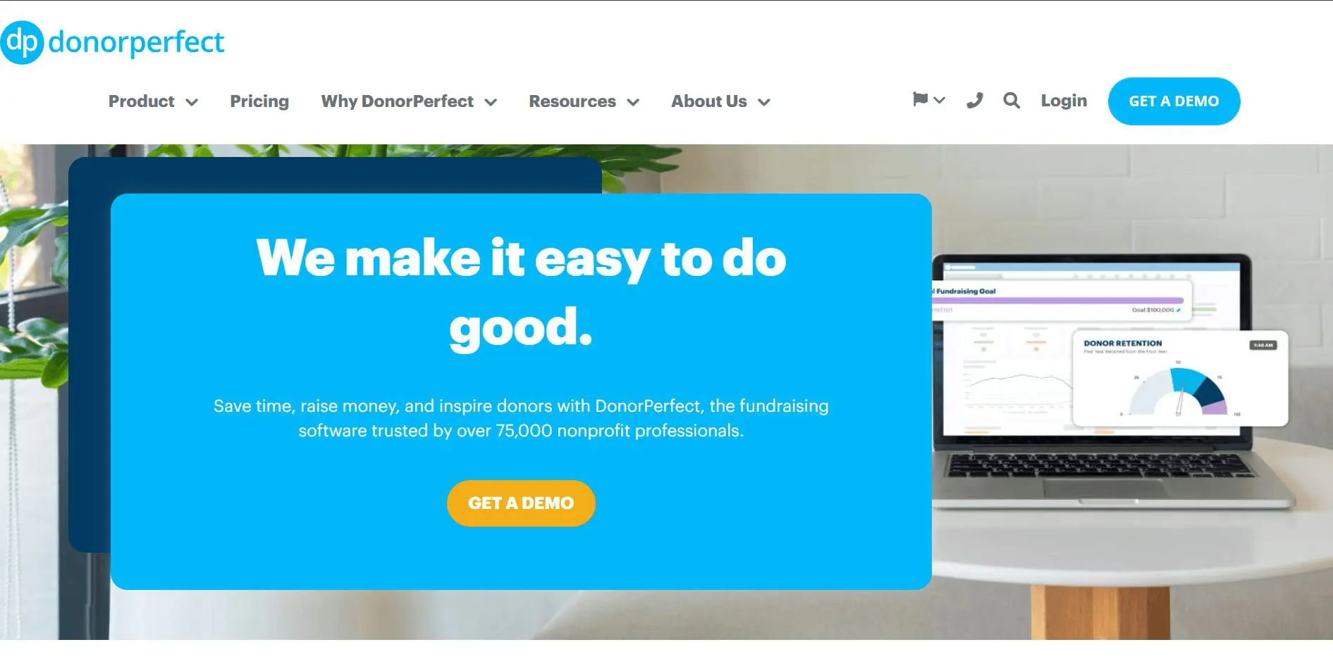 DonorPerfect is a donor management