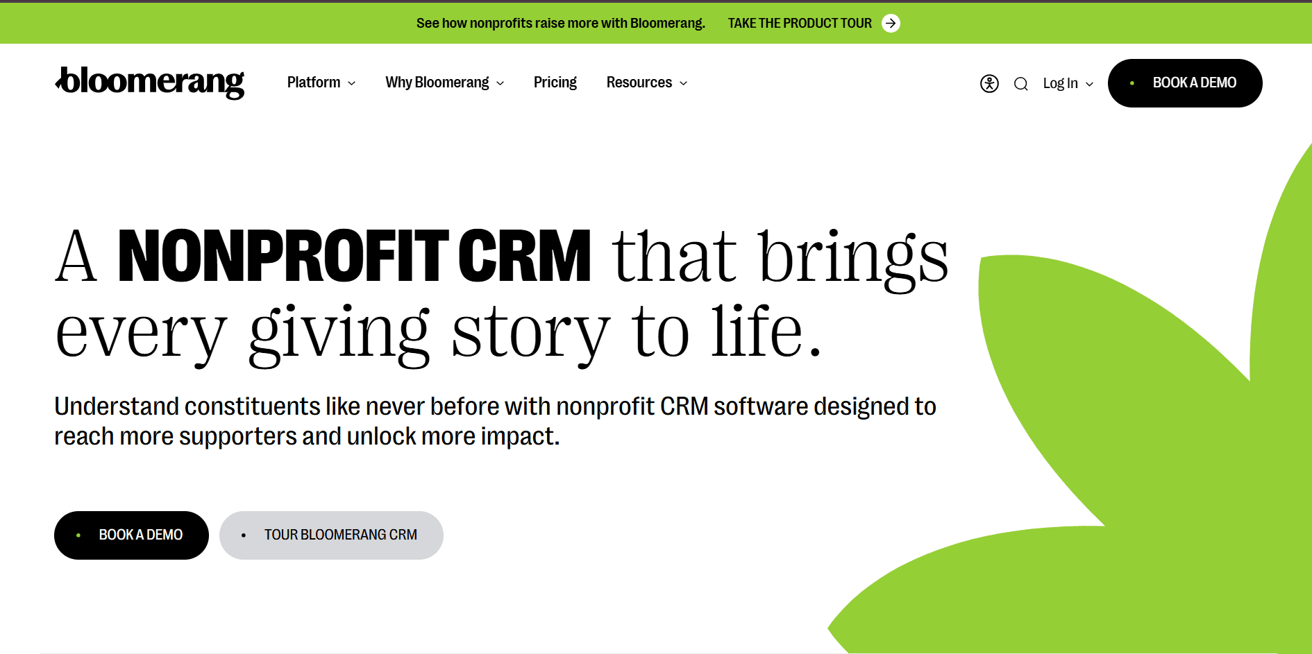 Bloomerang’s donor management