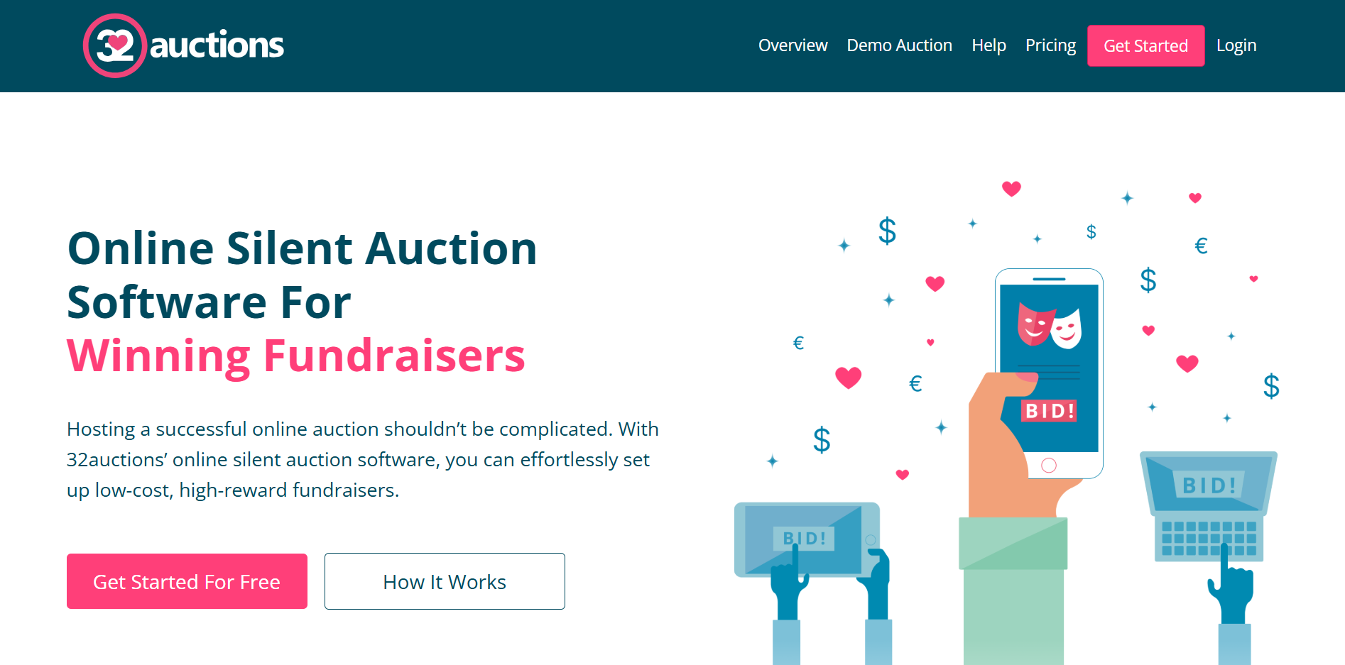auction-focused platform 