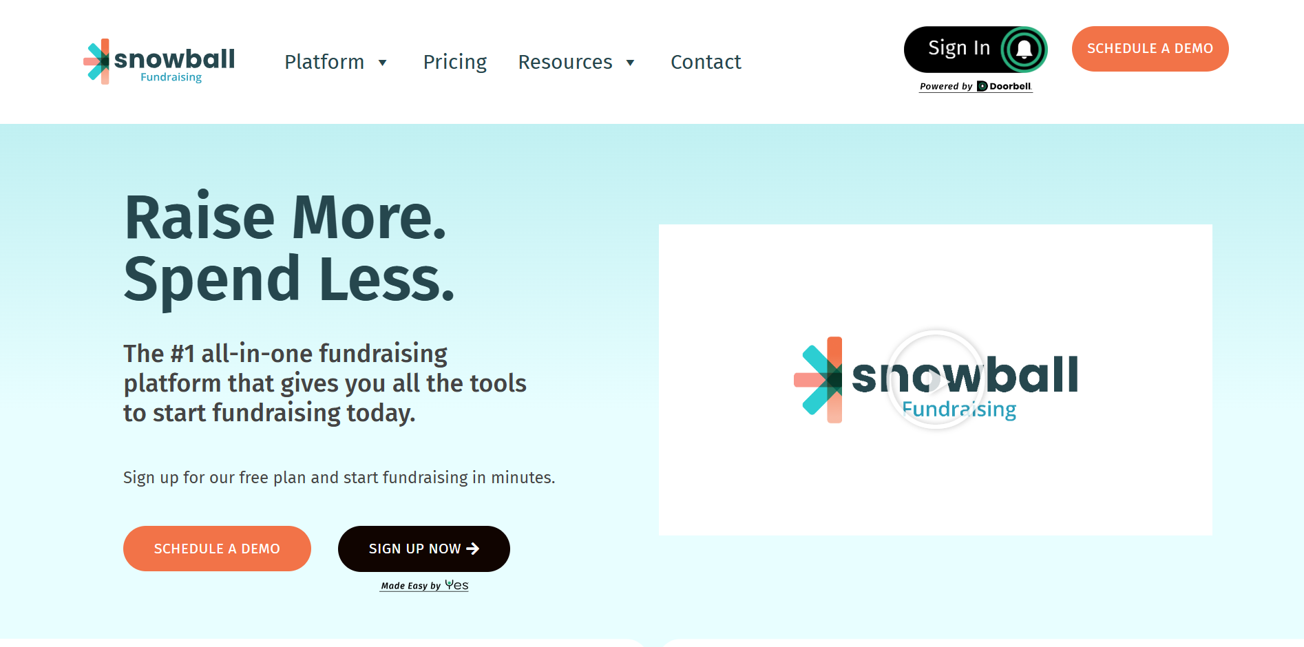 Snowball focuses on mobile giving
