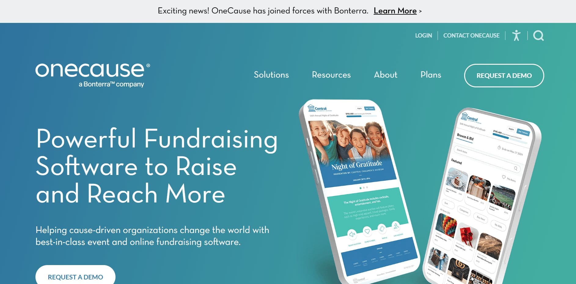 OneCause is built for event fundraising