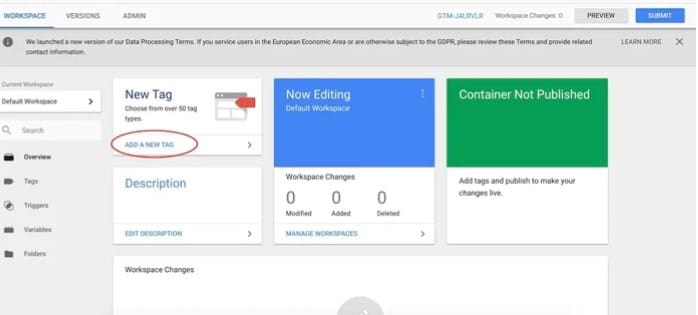your website details